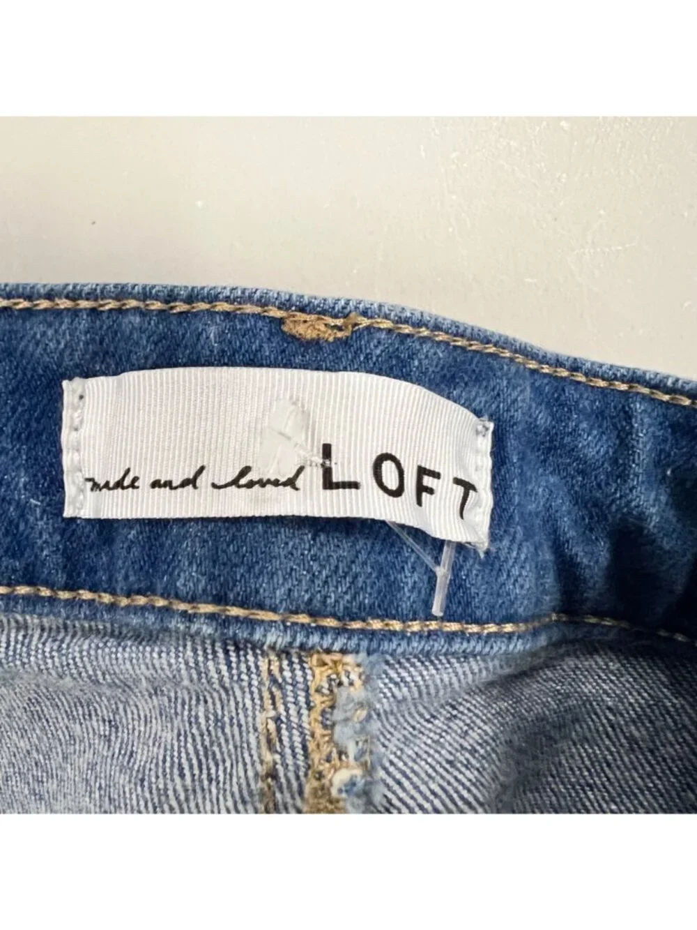 Loft Womens Girlfriend Jeans Mid Rise Five Pocket Size 8/29